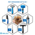 6 1 in Pet Grooming Kit for Dogs & Cats - Deshedding Brush, Undercoat Rake, Slicker Brush, Nail Clipper, Nail File