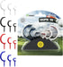 SANDIAN Plastic Golf Tees, Semicircular Design for Better Accuracy, Unbreakable, Anti-Hook, Anti-Slice
