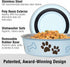 Loving Pets Bella Dog Bowls, Stainless Steel, Spill Proof Dog Food Bowl, Cat Bowl, Medium 20-25 lbs, Murano Blue