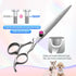 Straight Dog Grooming Scissors 7.0'', Professional Shears for Pet Cat Japan 440C, Super Sharp for Small Dogs