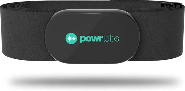 Powr Labs Bluetooth and ANT+ Heart Rate Monitor Chest Strap - Compatible with Polar, Garmin, Peloton