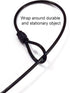 Training Tie Down, Short Tether for Dogs & Teething Puppies (4 feet)