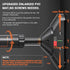 Sportneer Pull Up Bar, Adjustable 29.5''-37'' Width, No Screws Chin Up Bar for Home Gym, Max Load 440lbs