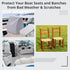 600D Oxford Cloth Boat Seat Cover, Waterproof and Dustproof Boat Seat Cover, Drawstring Boat Cover Compatible