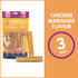 Pet Factory CareChewz Collagen +Plus 9" Rovers Dog Chew Treats, Chicken Flavor, 3 Count