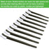20 Packs 7 Inch Boao Double-Ended Gun Cleaning Brushes Nylon All Purpose Cleaning Brush with Plastic Handle (White)