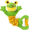 Sedioso Dog Tug Toy, Durable Squeaky Toy for Large Breeds, Stuffed Plush Toy with Crinkle Paper for All Dogs (Frog)