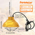 Abustle pig Bulb, 600W 2-Mode (350, Chicken Coop Heater with Carbon Fiber Heat Lamp for Chickens Brooder, Chicken
