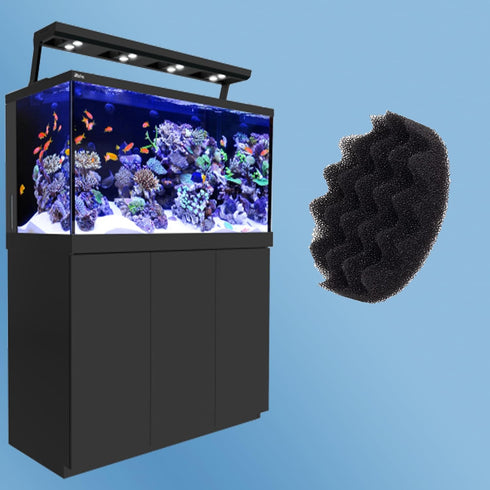 6 Pcs Bio Foam Filter Pads for Fluval FX4 FX5 FX6 Canister Filter, Aquarium Sponge Accessories