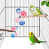 Bird Stand Perch Toy with Rotating Balls,Parakeet Stand Perch Toy for Metal Cage, Fun Toy for Parrots Cockatiels