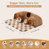 Chinchillas Avont Guinea Pig Hideout Tunnel, Large Hideaway Play Tube Toys Mat for Small Animal Dwarf Rabbits Bunny