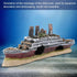 Aquarium Shipwreck Decorations, Resin Titanic Lost Wrecked Boat, Sunken Ship Ornament for Fish Tank