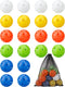 20 Pack Plastic Baseball Practice Balls - Hard Training Baseballs for Batting