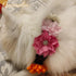 8pcs Flower Dog Collar Charms, Multicolor Rhinestone Bow Ties for Puppy Cat Dog Grooming Accessories