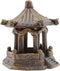 Saim Pavilion Aquarium Decorative Resin Hexagonal Landscape Décor for Small Fish and Shrimp to Hide and Play
