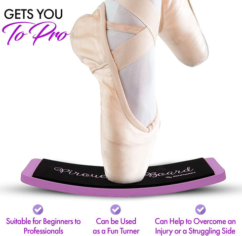 Zenmarkt Turning Boards for Dancers, Ballet Spin Boards for Dancers, Ice Skaters, Cheerleaders & Gymnasts, Improve
