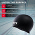 TYR Adult Silicone Swim Cap for Drag Reduction and Hair Protection