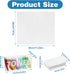Meyeyaia 140 Pack 11x 7.87inch Disposable Compressed Face Towels for Travel - Portable Compressed Towel Tablets