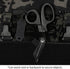 Tactical Zipper Pull Cord Hook Handle - Replacement Zipper Pulls Tab 2PCS for Hiking and Outdoor Activities