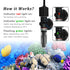 PULACO 25W Small Aquarium Submersible Betta Heater with Free Thermometer Strip for Under 6 Gallon Tanks