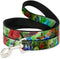Vivid Hummingbird Garden Dog Leash, 6 Feet Long, 1.0 Inch Wide