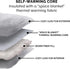 Furhaven 23" Round Self-Warming Pet Bed for Indoor Cats & Medium/Small Dogs, 100% Washable - Gray, Medium