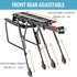 Rear Bike Rack, 310 LB Capacity Cargo Rack with Fender & Reflective, Quick Release for Mountain Road Bicycles