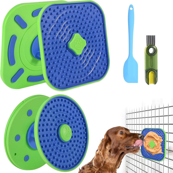 Interactive Licking Mat for Dog Crate, Small Medium Size Slow Feeder Pad,