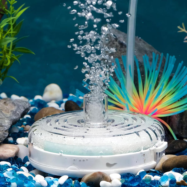 Pawfly Large Internal Fish Tank Sponge Filter, Detachable Submersible Filter with Foam and Filter Balls for 20-40