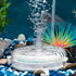 Pawfly Large Internal Fish Tank Sponge Filter, Detachable Submersible Filter with Foam and Filter Balls for 20-40