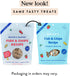 Bocce's Bakery Fish & Chips Treats for Dogs - Special Edition Wheat-Free Dog Treats, Made with Real Ingredients, Baked in The USA, All-Natural Salmon & Sweet Potato Biscuits, 5 oz