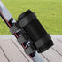 Tdoutop Speaker Mount with Fixing Strap, Adjustable Holder for Club Carts Bar Rail Golf Carts Frame