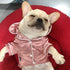 Lifeunion Small Cats Dogs Pajamas - Soft Silk Lapel Two-Legged Sleepwear Shirt for All Season (Large, Pink)