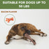 SPOT Bam-Bones Wishbone - Durable Long Lasting Dog Chew for Light to Moderate Chewers, 7in, Bacon Flavor