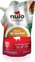 Nulo Freestyle Bone Broth, Premium Food Topper for Cats and Dogs, 20 FL Oz Pouch with Collagen and Chondroitin