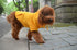 Lovelonglong 100% Cotton Blank Basic Hoodie Sweatshirt for Dogs, Fits Small Medium Dachshund Large Dog, Orange D-L
