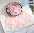 0.9lb 14.1 OZ Rose Quartz Crystal Gravel Polished Rocks Chips Crushed Stones Healing Bulk Natural Tumbled Gem Home