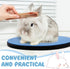 AceOrbit Chinchilla Rabbit Grooming Kit Bunny Grooming Table with Non Slip Blue Felt Mat Pets Groom Platform for Guinea