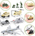 Set, Playset 3 4 5 deAO Military Base Army Men with Military Vehicle,Weapon Gear Accessories,Vehicles Accessories