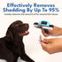 Deshedding Brush For Short Haired Dogs & Cats - Cat and Dog Brush For Shedding Short Hair - Highly Effective Deshedder Grooming Comb