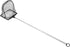 Lpraer Aquarium Fish Net - 3.2" x 4" with Extendable 7.4"-16.3" Telescopic Stainless Steel Handle