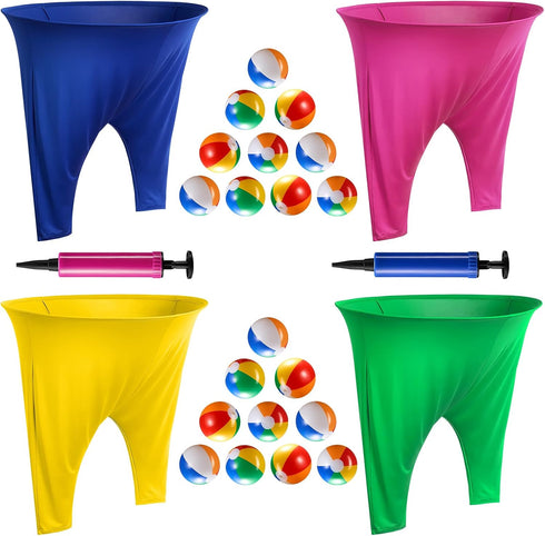 AODANC Granny Pants Yard Game Sets,4PCS Granny Pants Family Party Outdoor Games with