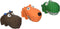 Multipet Squeaky Mini Latex Animal Dog Toys, 3 Pack, Assorted, 3"