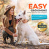 Deshedding Brush for Dogs Cats EasyGroomer | Turquoise | Undercoat Tool for Large and Small Pets