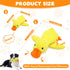2026 17.7"x14.9"(L) Dog Calming Duck Toy, New Interactive Plush Duck Toy with Quack Sound and Crazy Crinkle for Dogs