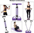 Pedal Resistance Band, 4-Tube Elastic Pull Rope for Sit-ups, Yoga Strap, Bodybuilding Expander, Fitness Equipment.