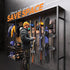 Ski Wall Mount Space-Saving Rack, Ski and Snowboard Storage for Garage Wall, 1 Pack