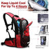 Insulated Hydration Backpack Pack with 3L BPA Free Leak Proof Bladder, Lightweight Daypack for Hiking, Running, Camping