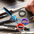 NOLITOY 20pcs Silicone Scissors Finger Rings, Soft Shears Ring Pet Grooming Accessories for Barber Hair Cutting