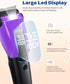 Trimmer 2 1) PAPMINI Dog & Cat Grooming Kit for Thick Coats, Heavy Duty Rechargeable with LED Display & Storage Bag
